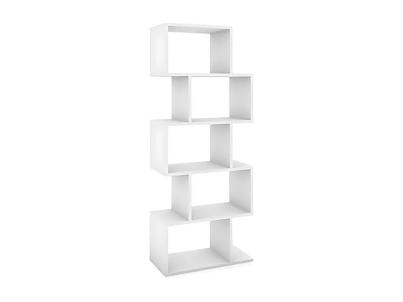 Étagère bibliothèque déstructurée bllanche Olika 60cm