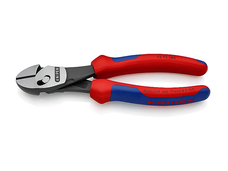 Pinza tagliente TwinForce® 180mm KNIPEX - Prestazioni elevate, acciaio al cromo-vanadio forgiato, doppia articolazione