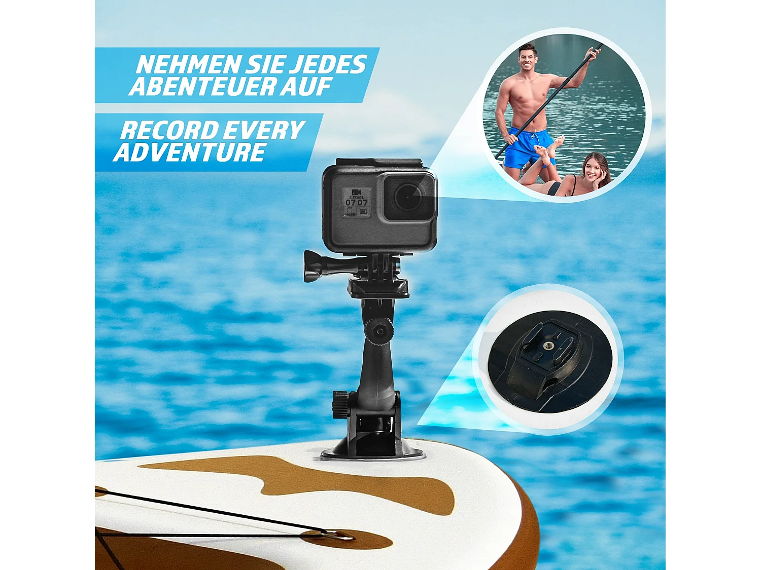 Planche SUP Gold Ra 305 cm - Or - y compris les accessoires