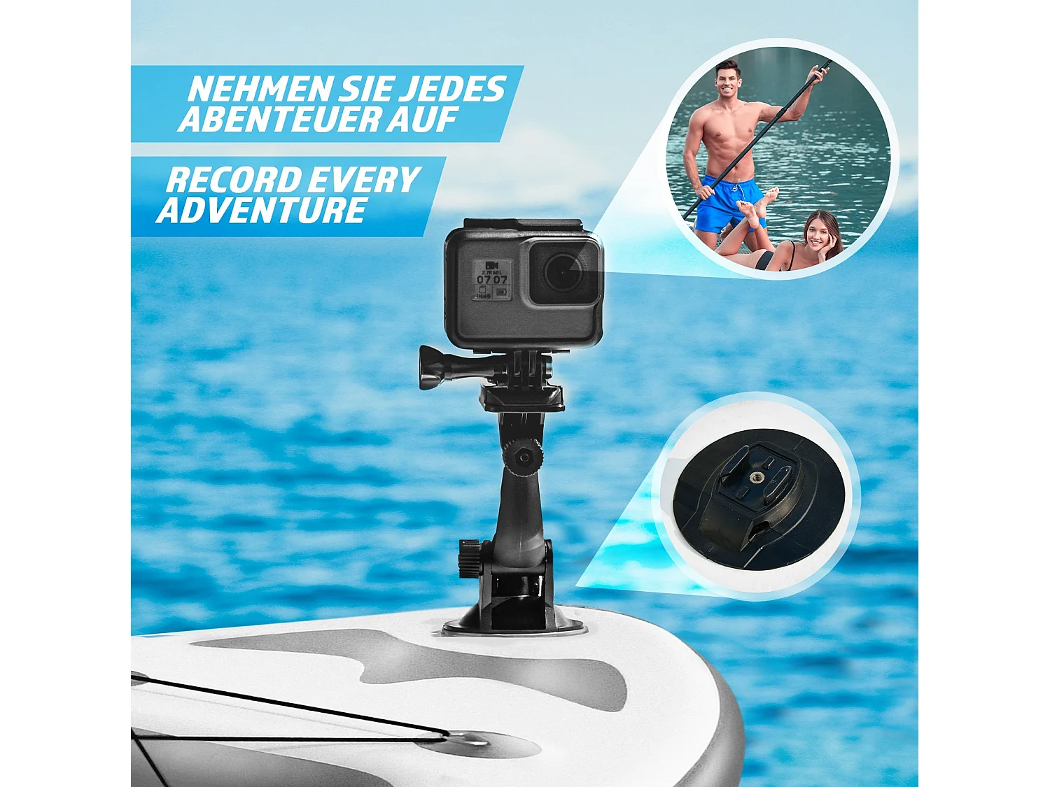 SUP board Anubis 366 cm - Zilver - Incl. accessoires