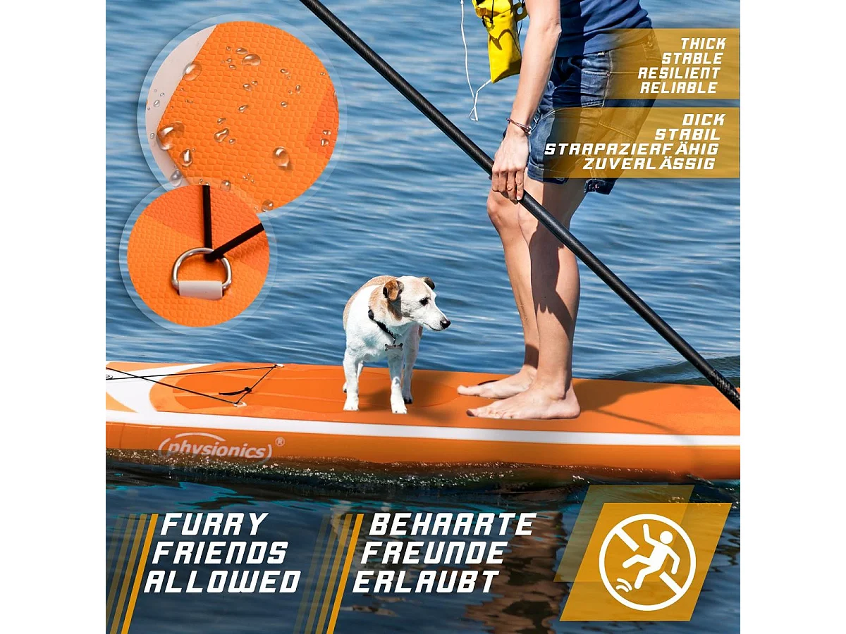 Sup board Kraken 320 cm - Oranje - Incl. accessoires