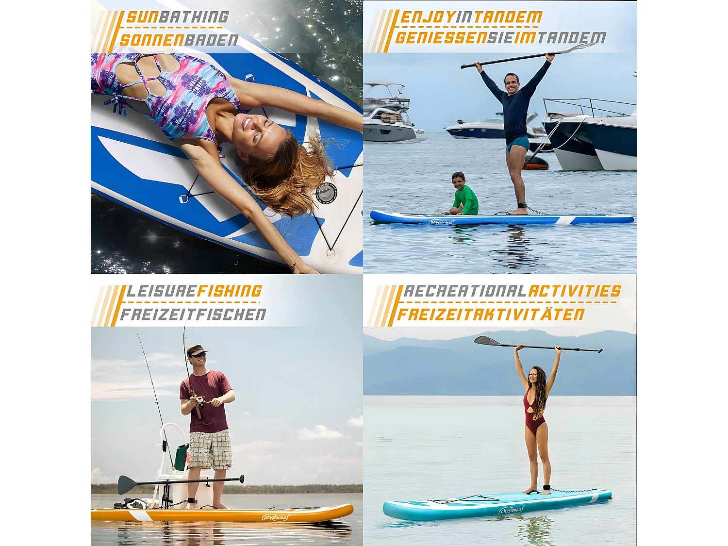 Sup board Kraken 320 cm - Oranje - Incl. accessoires