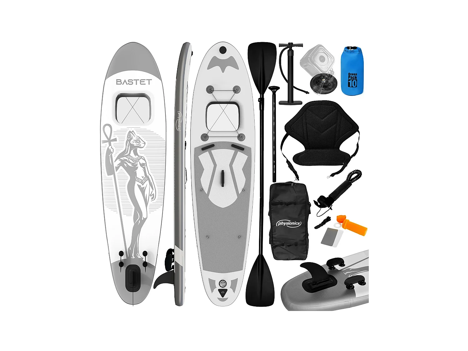 SUP board Anubis 305 cm - Zilver - Incl. accessoires