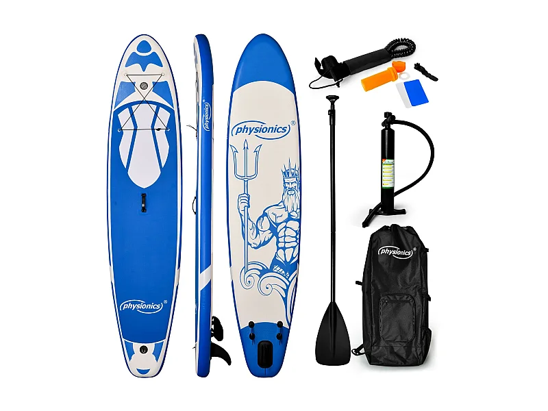 Sup board Poseidon 320 cm - blauw - Incl. accessoires