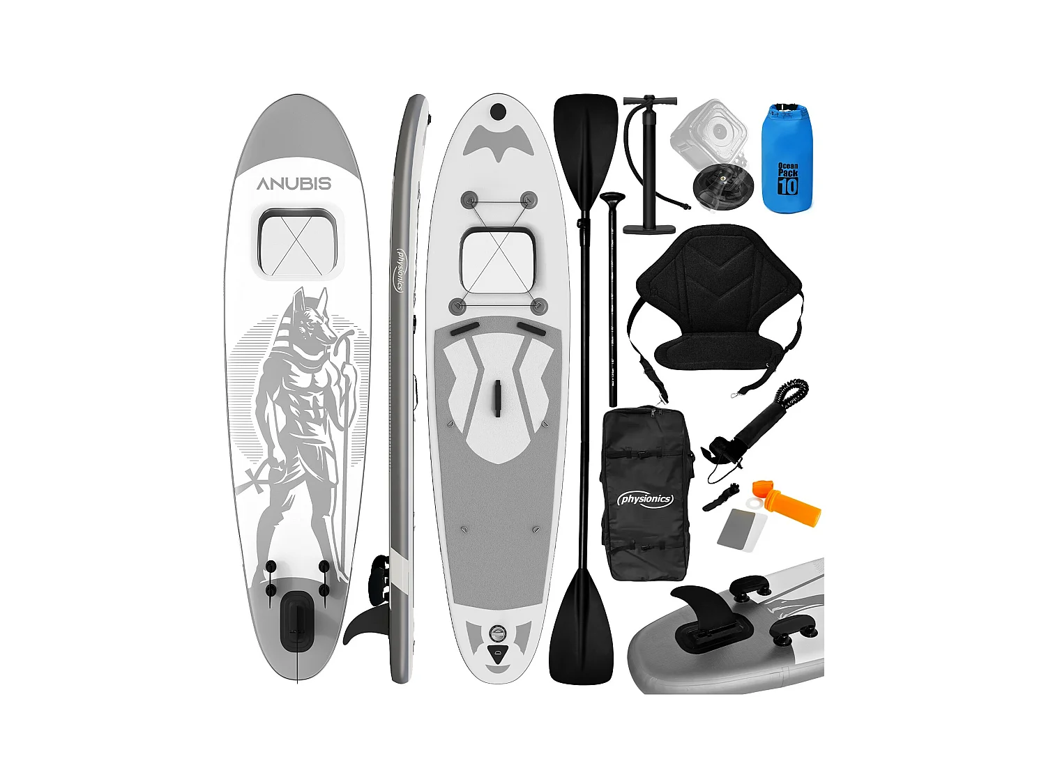 SUP board Anubis 320 cm - Zilver - Incl. accessoires