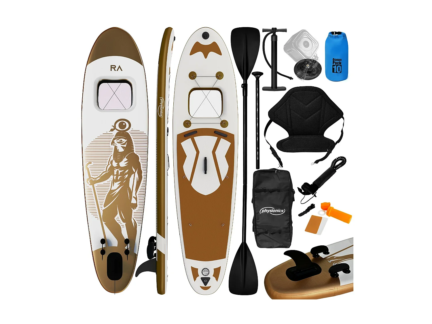 SUP board Gold Ra 366 cm - Goud - Incl. accessoires