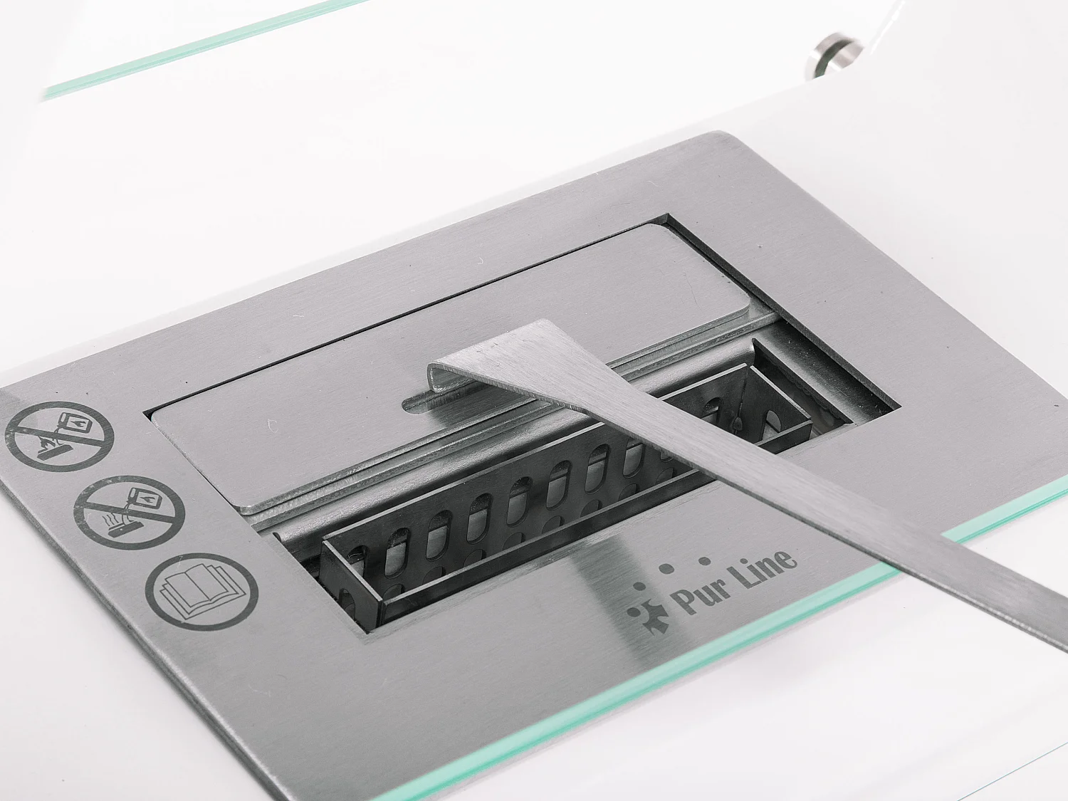 Cheminée à l'éthanol en acier avec flamme réglable