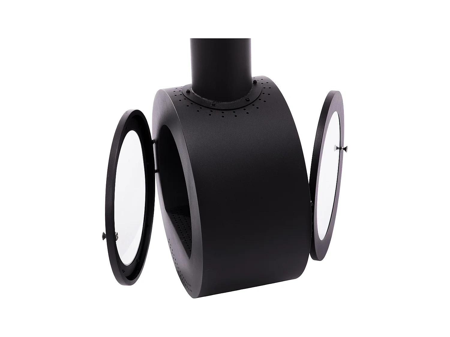 Cheminée éthanol circulaire au plafond