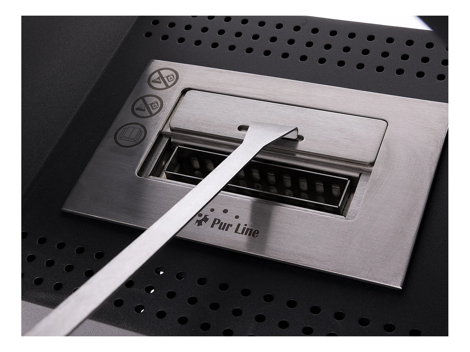 Cheminée éthanol circulaire au plafond