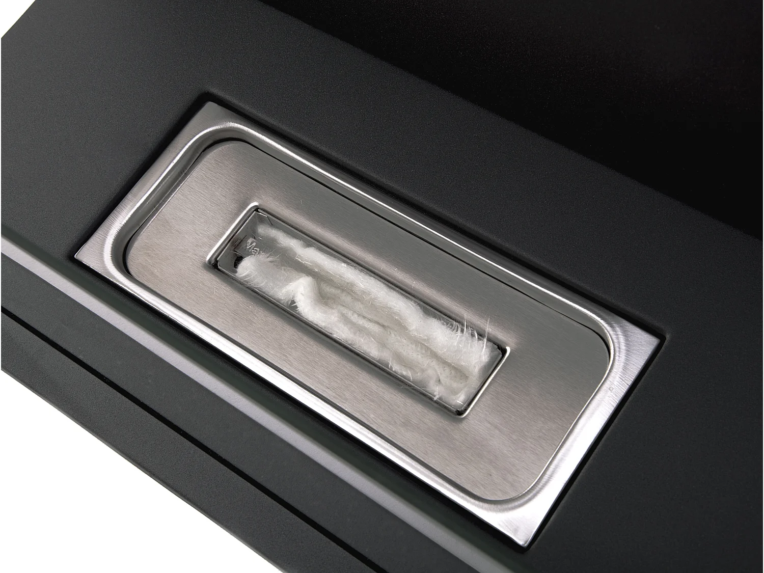 Chimenea de etanol mural con cristal protector