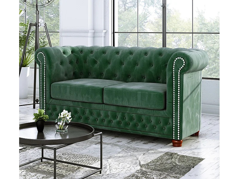 Sebastian 2-Sitzer Chesterfield Sofa