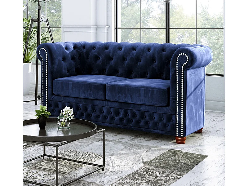 Sebastian 2-Sitzer Chesterfield Sofa