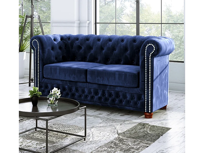 Sebastian 2-Sitzer Chesterfield Sofa