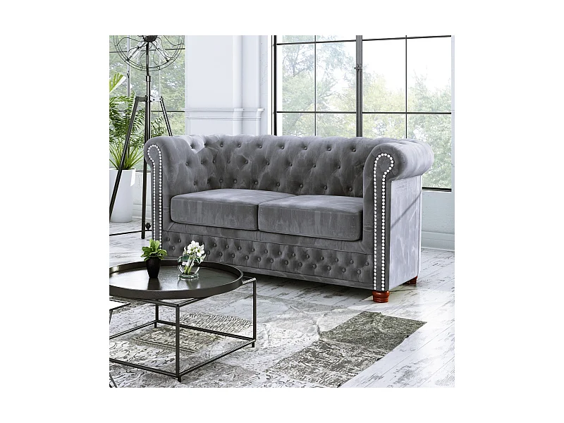 Sebastian 2-Sitzer Chesterfield Sofa
