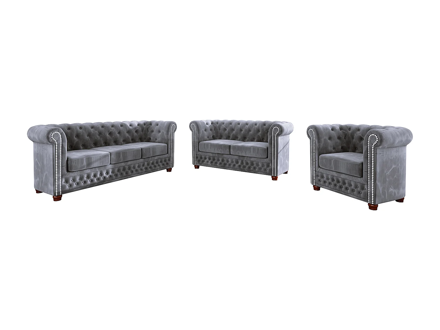 Sebastian 2-Sitzer Chesterfield Sofa