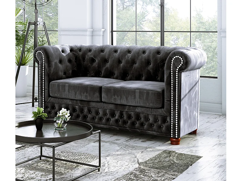 Sebastian 2-Sitzer Chesterfield Sofa