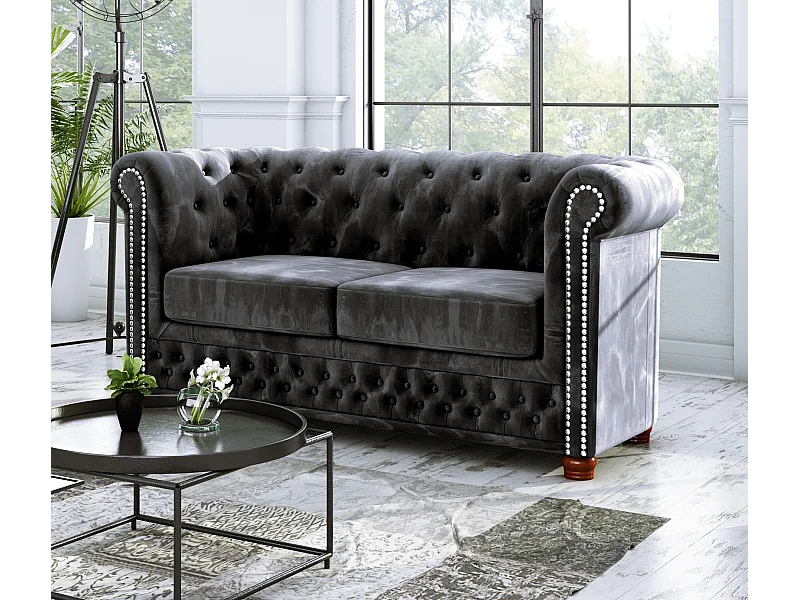 Sebastian 2-Sitzer Chesterfield Sofa