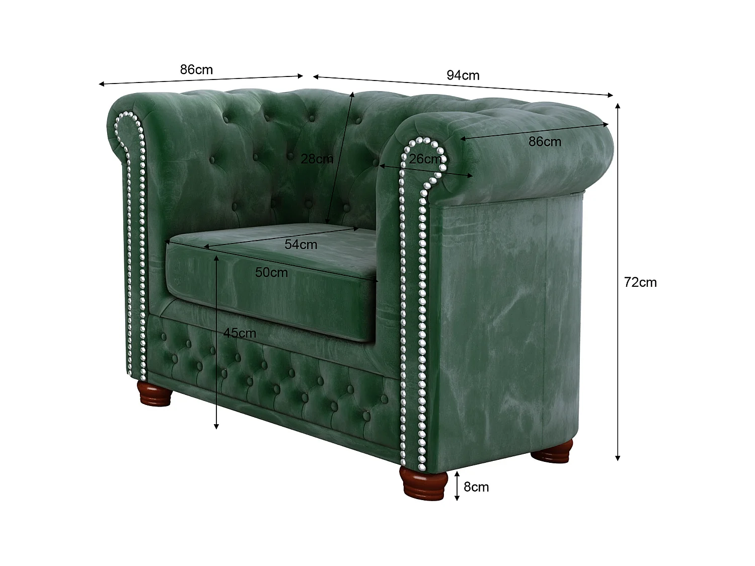 Sebastian Chesterfield Sessel