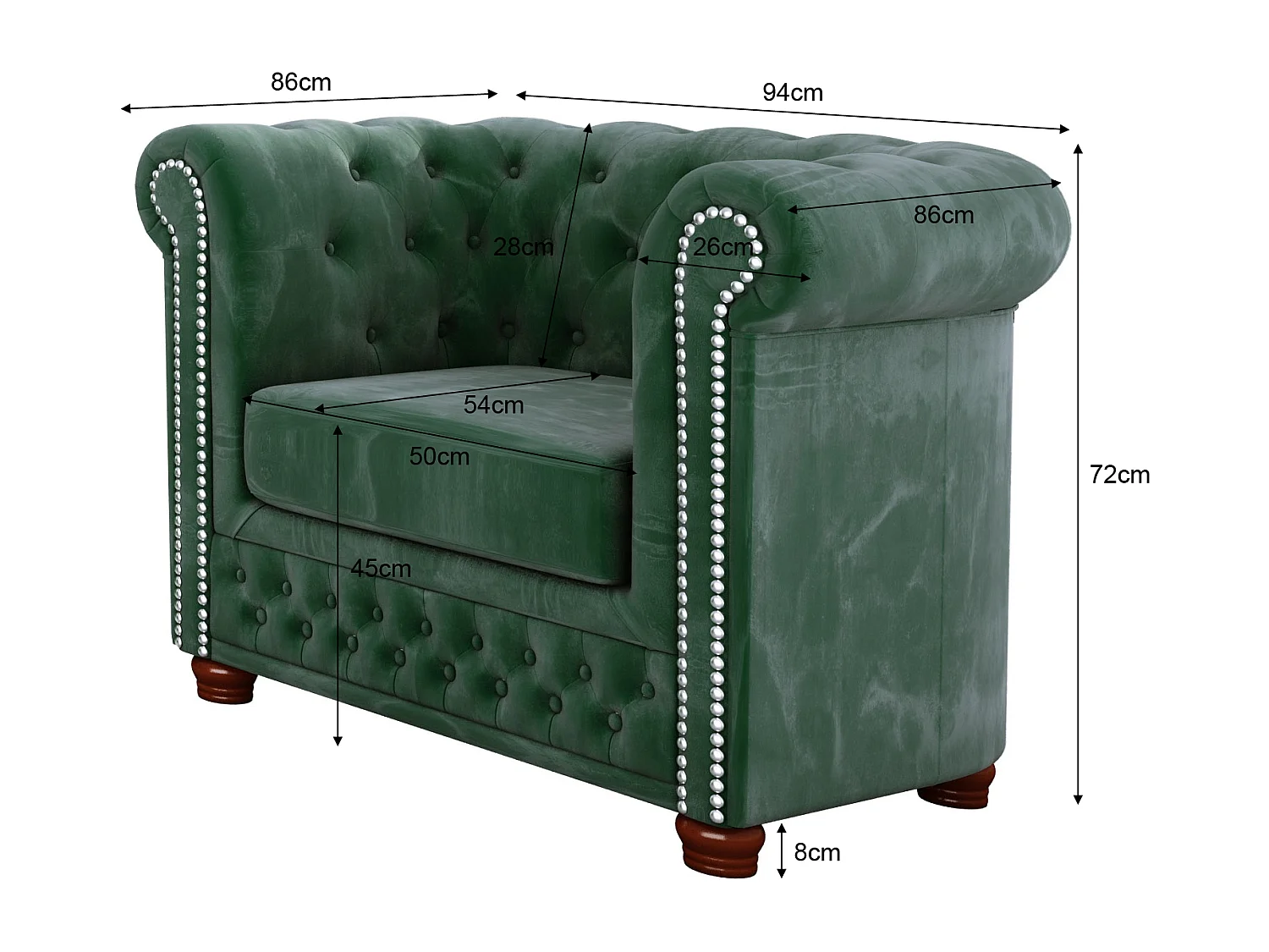 Sebastian Chesterfield Sessel