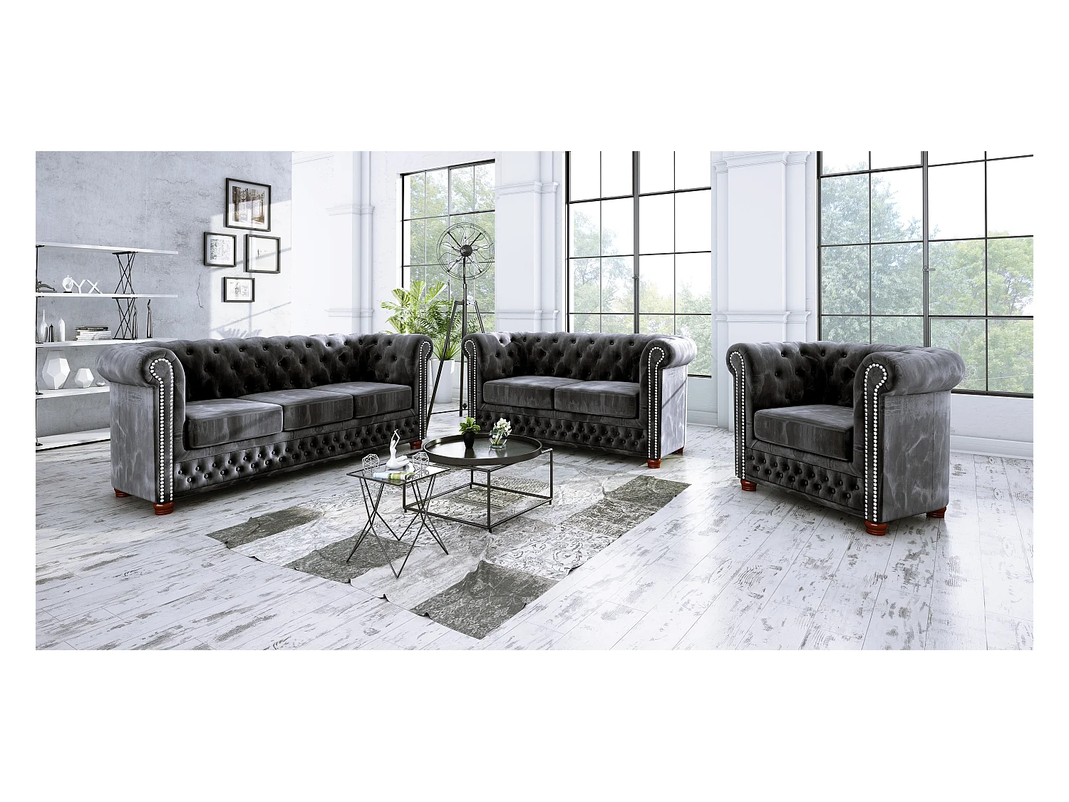 Sebastian Chesterfield Sessel