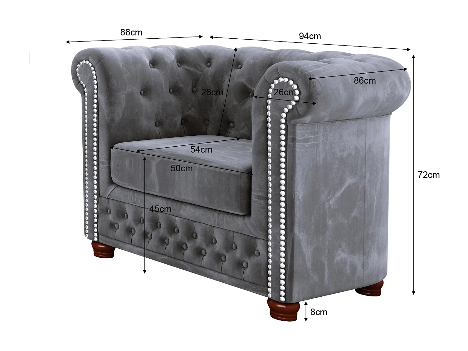 Sebastian Chesterfield Sessel