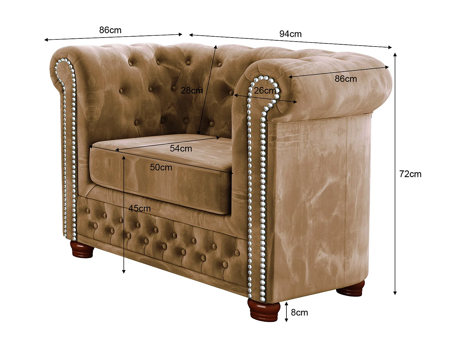 Sebastian Chesterfield Sessel