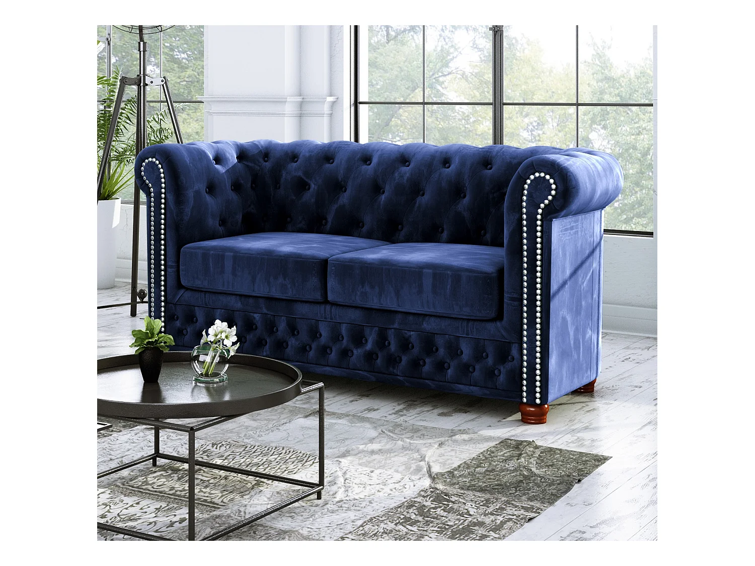 Chesterfield Sebastian Polstergarnitur 3+2+1