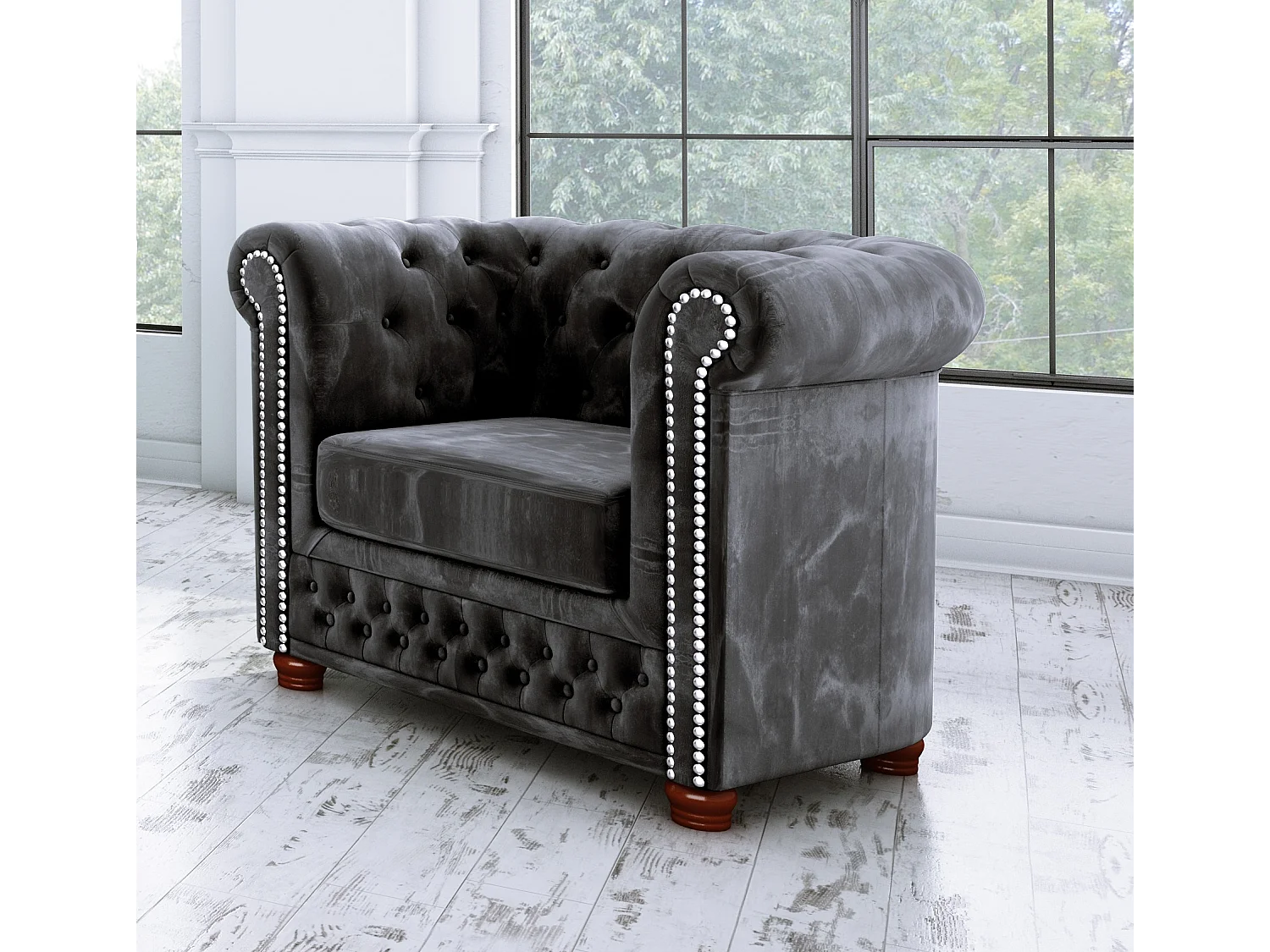 Chesterfield Sebastian Polstergarnitur 3+2+1