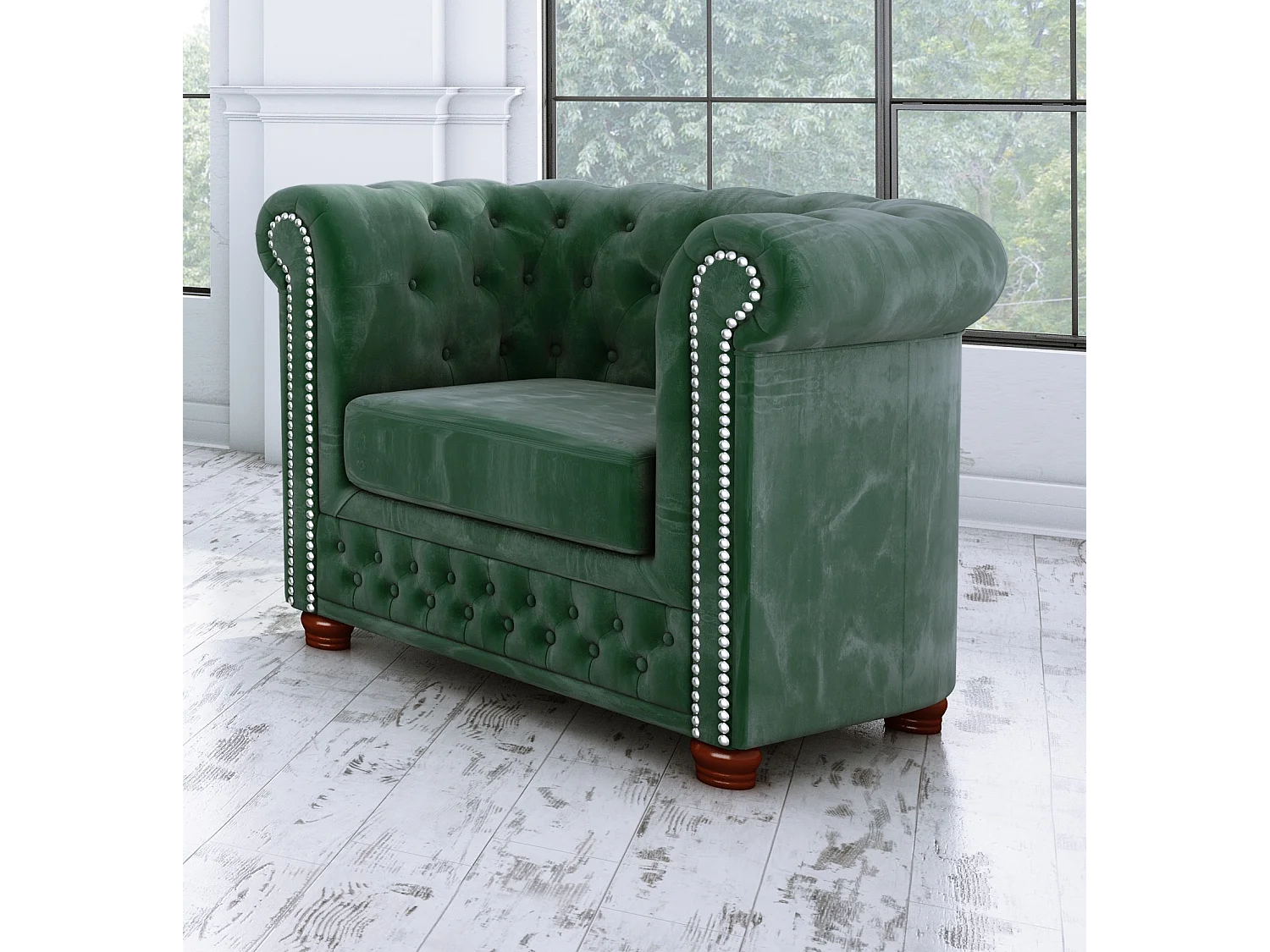 Chesterfield Sebastian Polstergarnitur 3+2+1