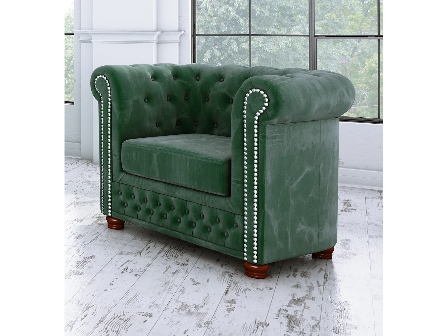 Chesterfield Sebastian Polstergarnitur 3+2+1