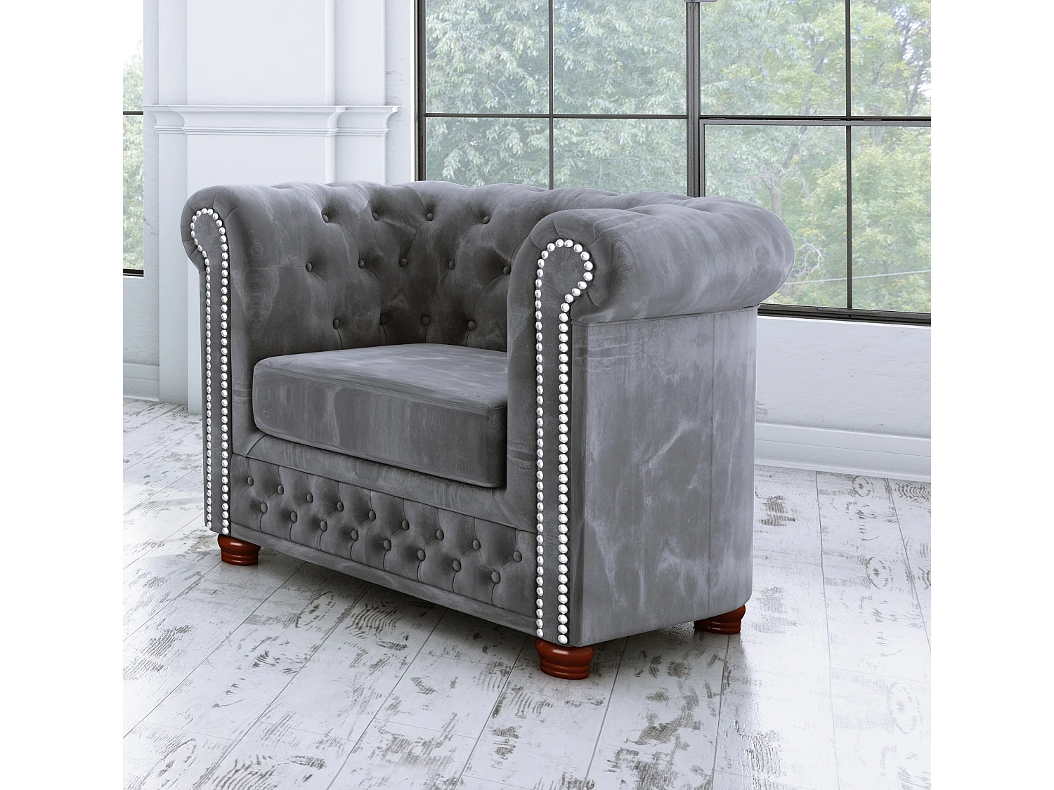 Chesterfield Sebastian Polstergarnitur 3+2+1