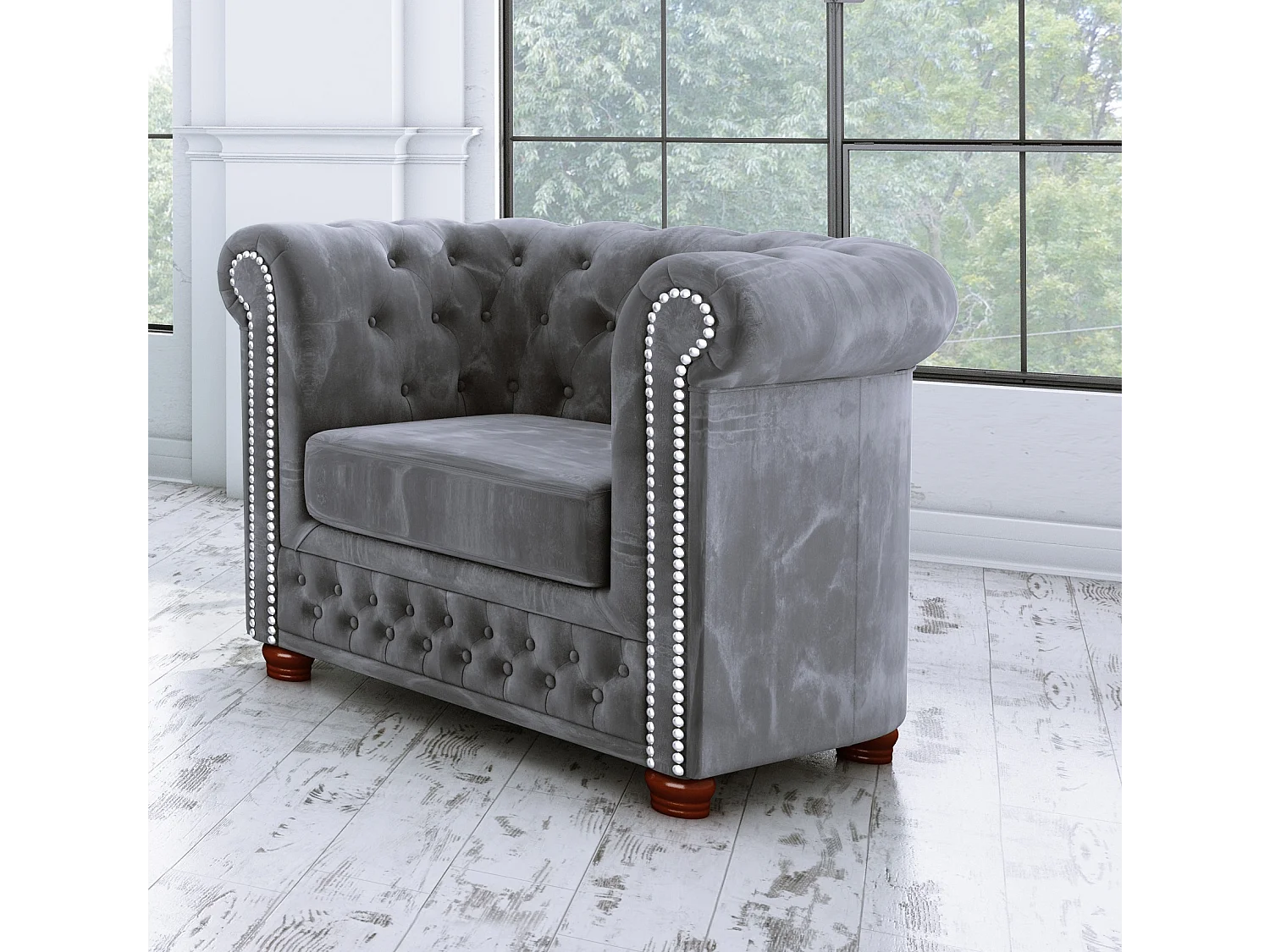 Chesterfield Sebastian Polstergarnitur 3+2+1