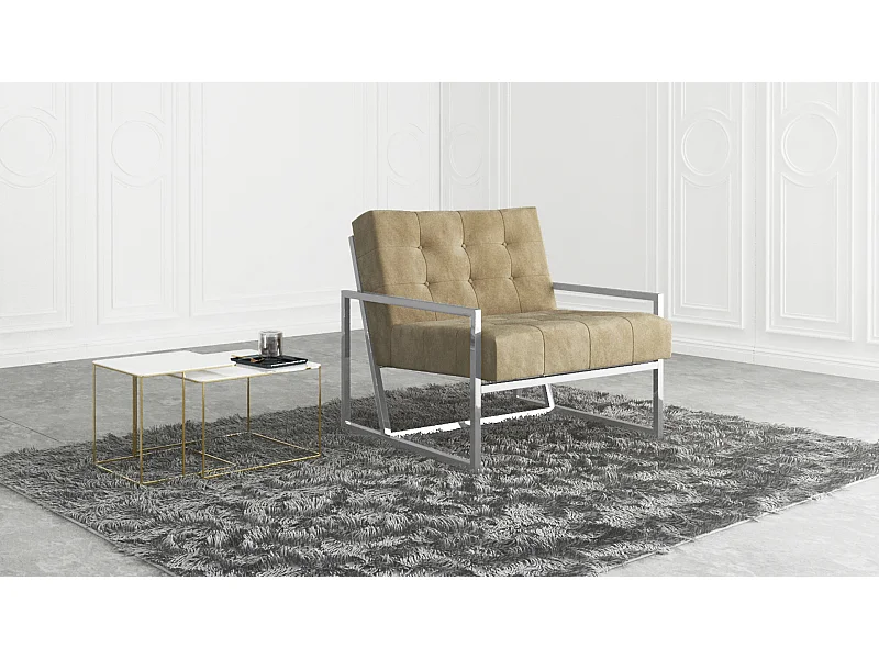 Zoey Loungesessel Samtstoff