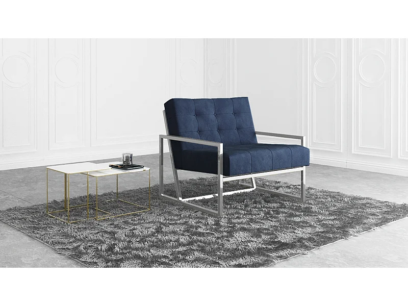 Zoey Loungesessel Samtstoff