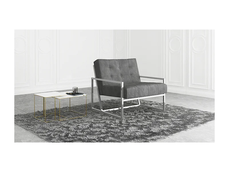 Zoey Loungesessel Samtstoff