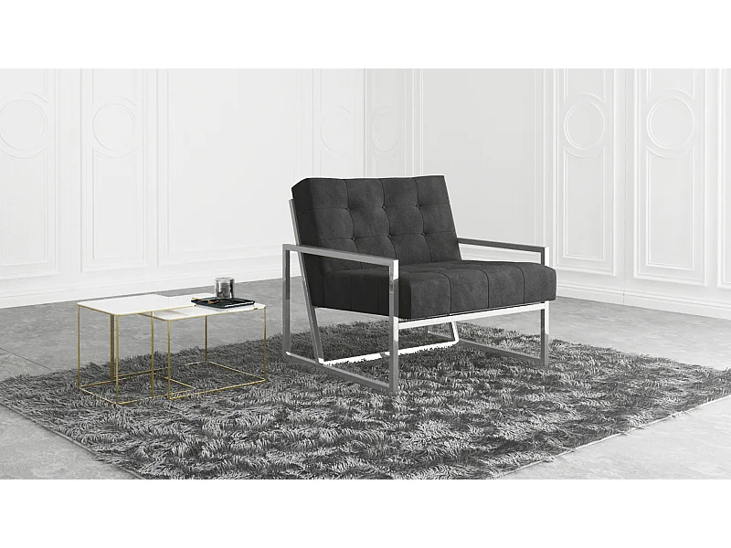 Zoey Loungesessel Samtstoff