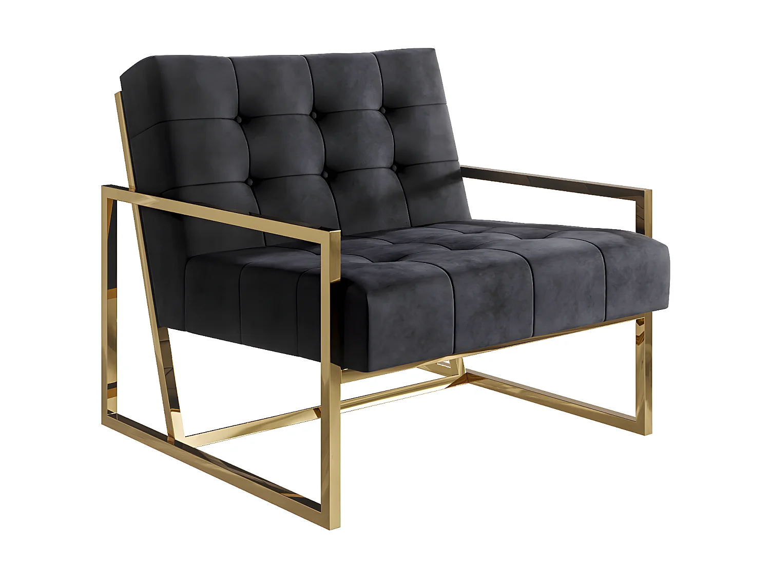 Zoey Loungesessel Samtstoff