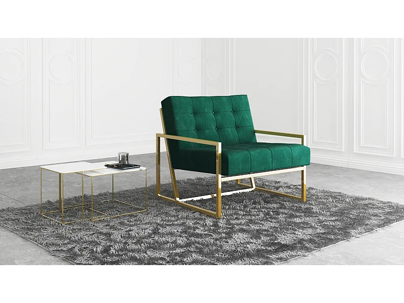 Zoey Loungesessel Samtstoff