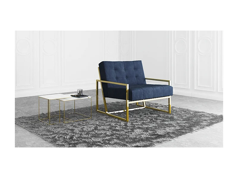 Zoey Loungesessel Samtstoff