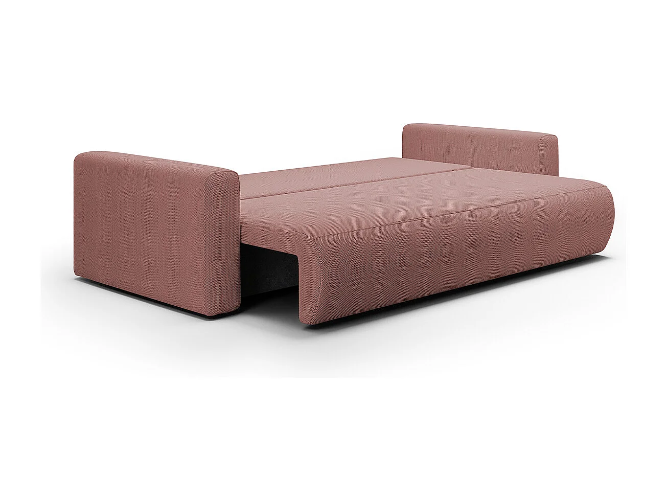 Canapé convertible 3 places coffre Evy Rose