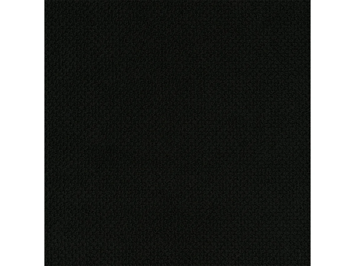 Canapé convertible 3 places avec coffre en tissu noir EVY