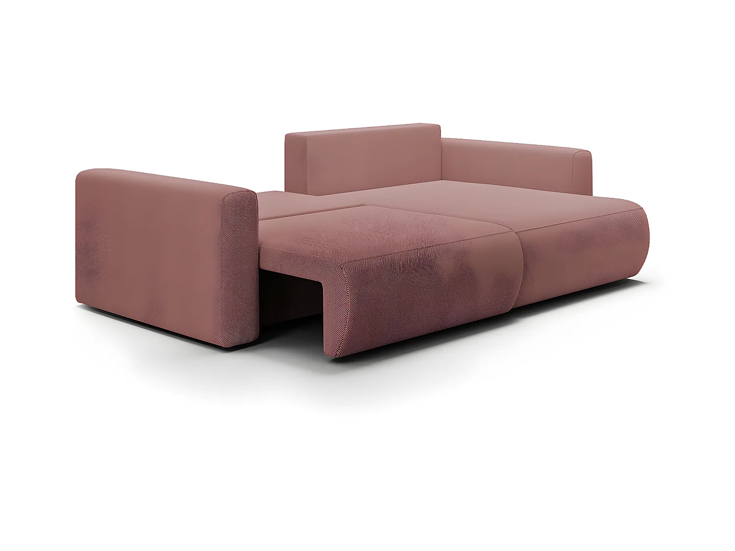 Canapé d'angle réversible convertible 3 places coffre Evy Rose