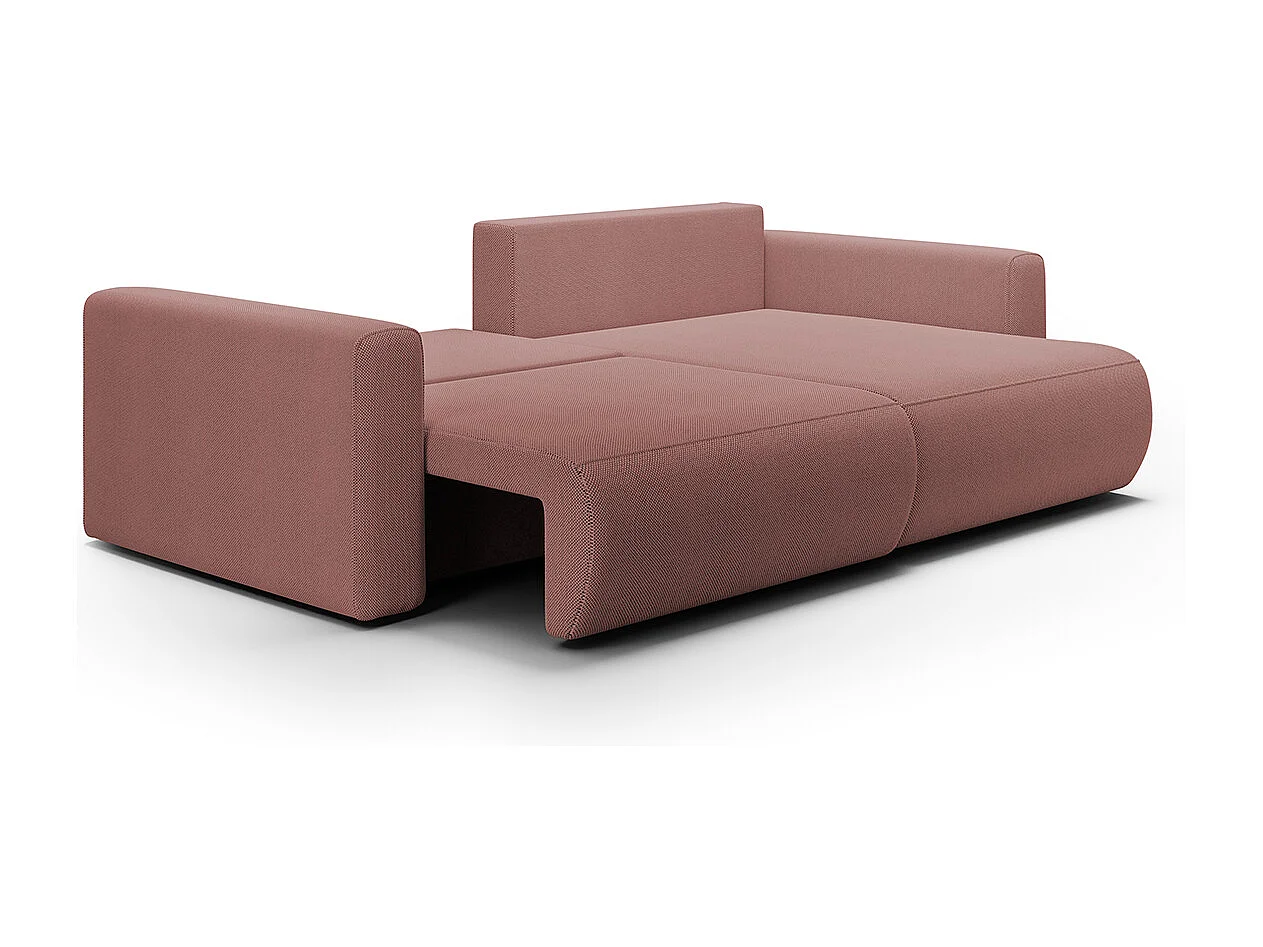 Canapé d'angle réversible convertible 3 places coffre Evy Rose
