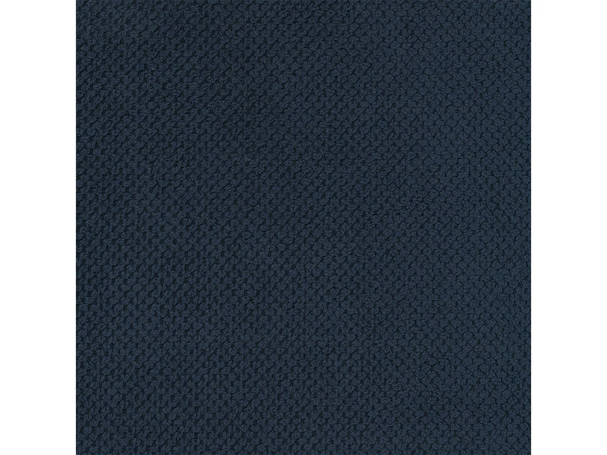 Canapé convertible 4 places avec coffre en tissu bleu EVY