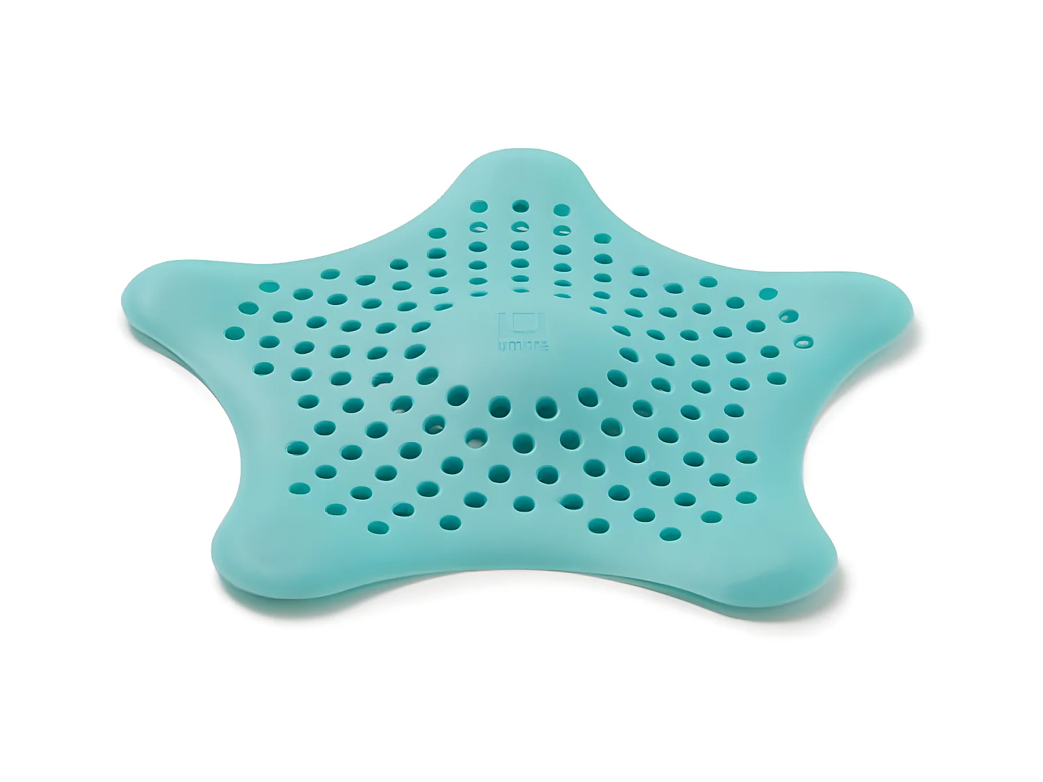 Attrape cheveux en silicone Starfish bleu