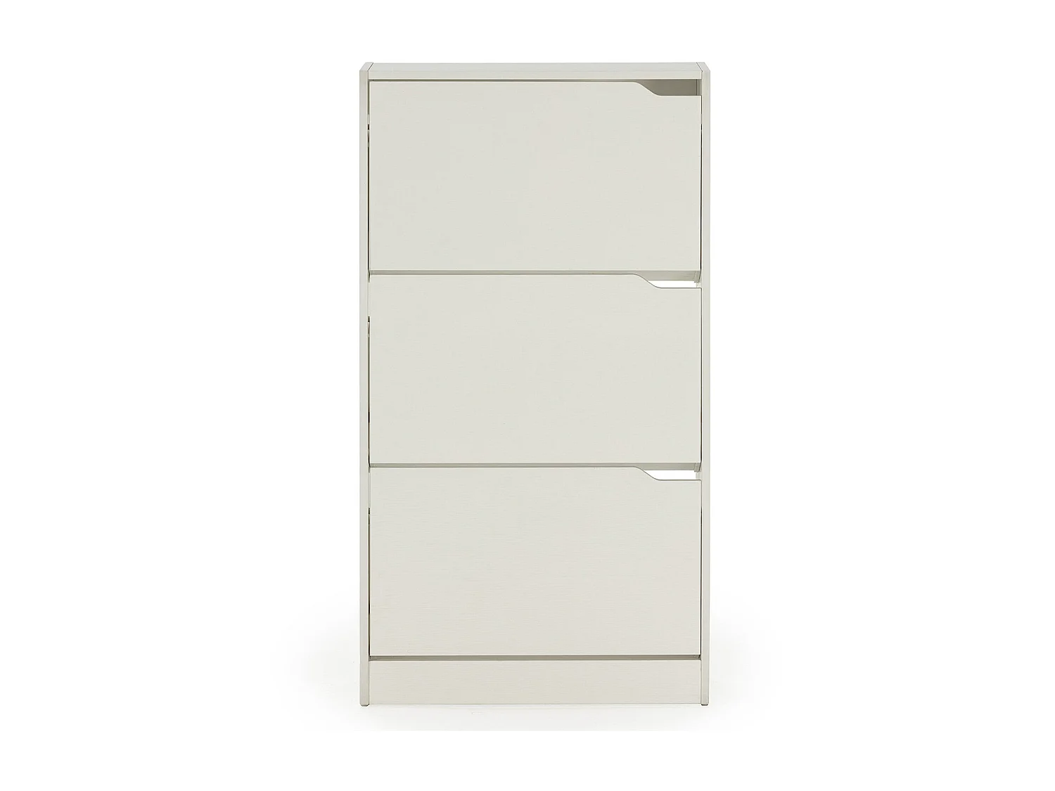 Meuble à chaussures Angel, 3 portes, couleur blanche, pour 18 paires