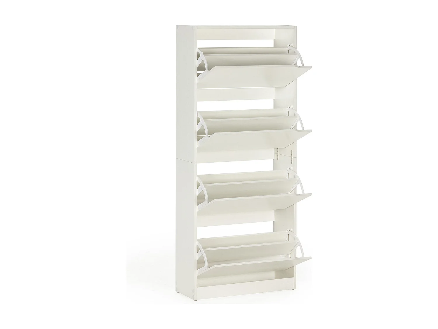 Móveis para sapateira Angel 4 portas cor branca, para 24 pares