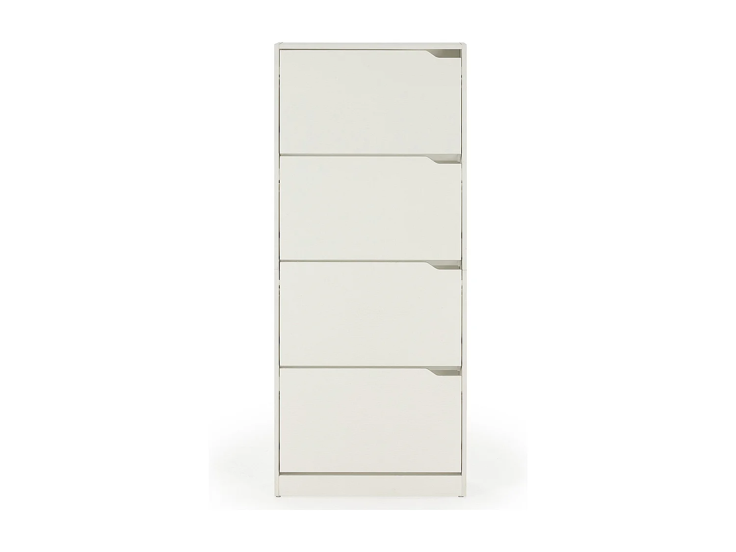 Meuble à chaussures Angel, 4 portes, couleur blanche, pour 24 paires