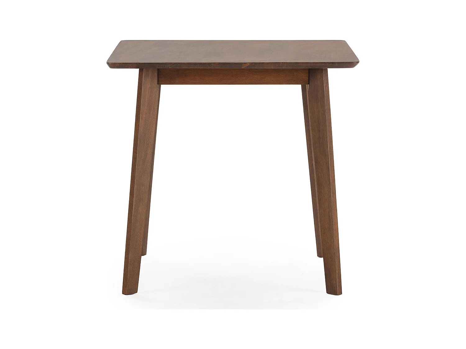 Table à manger Pomago 80x80 cm Couleur Noyer