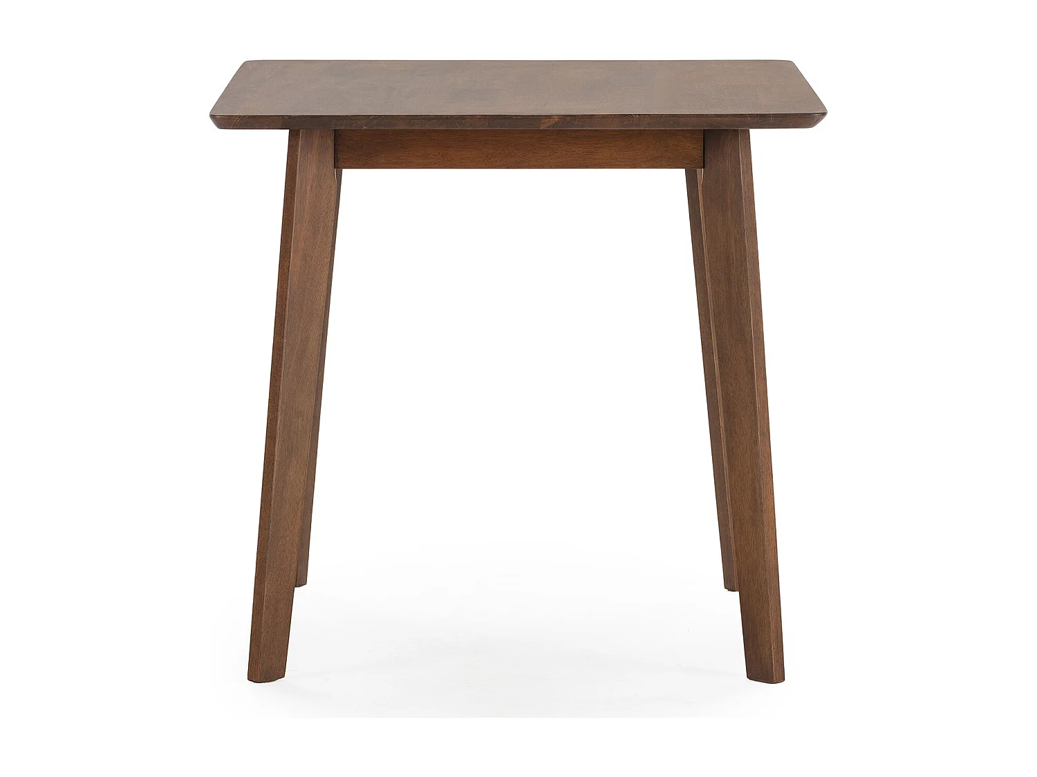 Table à manger Pomago 80x80 cm Couleur Noyer